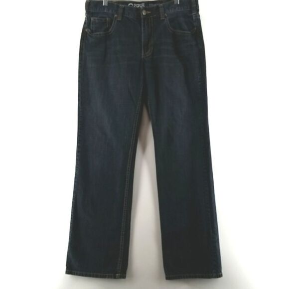 Warehouse One Jeans  Men's Size 34/34 Black Washed Relaxed Straight Leg Denim - Picture 1 of 9